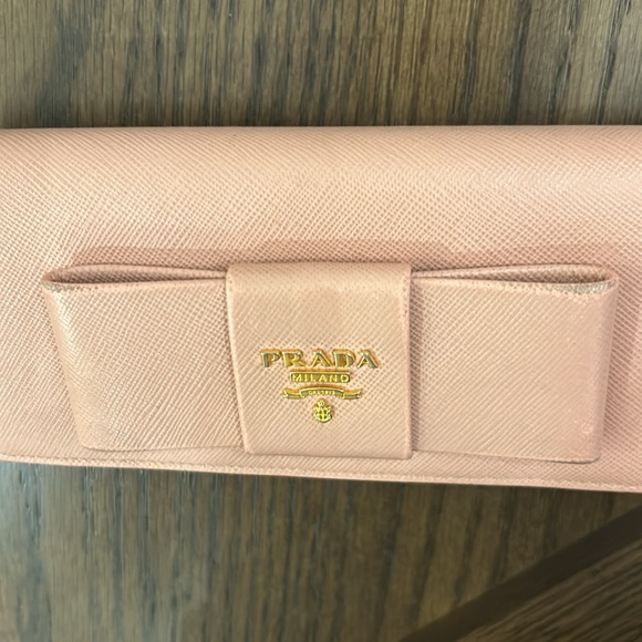 Prada wallet pre-loved in great condition pink with authentication certificates - Picture 13 of 17
